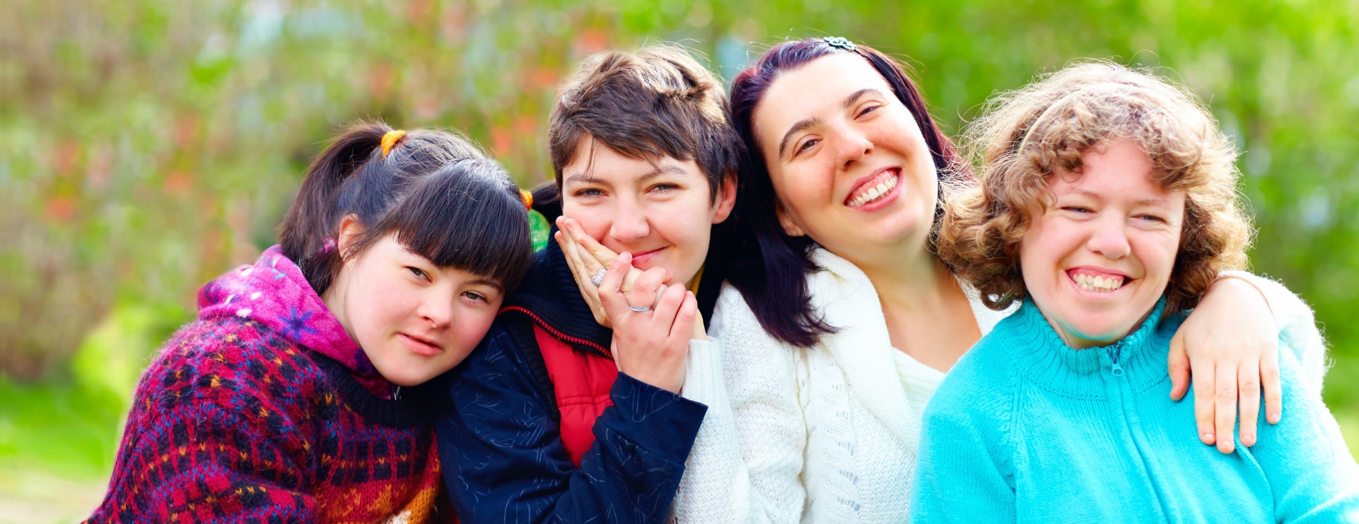 group of people smiling